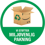 miljøvenlig emballage - Danskrejseforsikring.dk støtter miljøvenlig indpakning